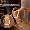 Darcis Fahrradtasche aus Leder in Braun - Satteltasche mit Produktbild-Vorschau 4