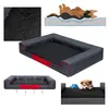 Hobbydog Tierbett Victoria, Grau mit Schwarz, 100x66x17 cm Produktbild-Vorschau 8