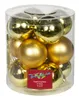 TrendLine Weihnachtskugeln bruchfest, langlebig Ø 6 cm gold Produktbild-Vorschau 1