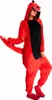 Onesie Kigurumi Pigiama Rosso Dinosauro Travestimento Anteprima dell’immagine prodotto 4