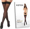 KOTEK Halterlose kousen, model H007, zwart, maat S/M Productafbeelding-voorbeeld 8