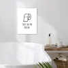 MuchoWow® - Leinwandbilder - Sprichwort - Toilettenpapier - Produktbild-Vorschau 2