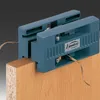 A blue edge trimmer tool is attached to the edge of a wooden board. Anteprima dell’immagine prodotto