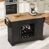 Carrello da cucina Merax, isola da cucina con piano di Anteprima dell’immagine prodotto 9