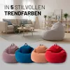 LUMALAND Comfort Line Sitzsack M, 120 L - bequemer Sofa Produktbild-Vorschau 7