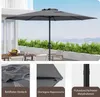 Parasol COSTWAY 350cm, duży parasol ogrodowy z korbką i 8 Podgląd zdjęcia produktu 7