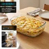 Arendo Auflaufform Borosilikatglas 2400 ml mit Glasdeckel, Produktbild-Vorschau 5