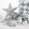 Lot de 77 boules de Noël argenté Décorations pour sapin en Voir les images du produit 4