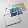 Gerahmtes Poster - Rahmen in heller Eiche - Handschriftlich Produktbild-Vorschau 4