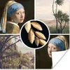 MuchoWow® Poster Mädchen mit Perlenohrring - Natur - Produktbild-Vorschau 1