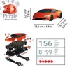 Puzzle 3D RAV Veicoli: Lamborghini Huracan 11571 Anteprima dell’immagine prodotto 9