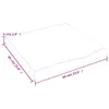 vidaXL Étagère murale brun foncé 60x60x(2-6) cm Chêne Voir les images du produit 8