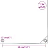 Bâche bleu 1,5x2,5 m 650 g/m² Voir les images du produit 9