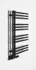 Aqualine POSEIDON Badheizkörper 450x740 mm, Schwarz matt Produktbild-Vorschau 5