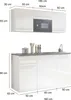 Singleküche >Jazz< in Weiß hochglanz - 160x212x60 Produktbild-Vorschau 7