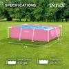 INTEX 28266NP - Pink Rectangular Frame Pool (220x150x60cm) Produktbild-Vorschau 9