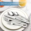 Besteck-Set Besteckset,30 Stück Edelstahl Besteck Set 6 Produktbild-Vorschau 4