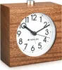 Navaris Analog Holz Wecker mit Snooze - Retro Uhr im Produktbild-Vorschau 1