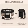 IvoQ Skládací ohrádka pro štěňata se střechou – 114 x 114 x Náhled obrázku produktu 5