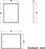 LED Badspiegel Badezimmerspiegel 50x70 mit Beleuchtung Produktbild-Vorschau 7