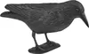 A black plastic bird decoy, likely for scaring away other birds, is shown in a studio shot against a white background. Produktbild-Vorschau