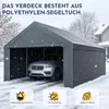 Namiot garażowy Ikodm 4x6 m, duża wiata garażowa ze Podgląd zdjęcia produktu 4