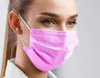 50 Stück Pink Disposable Einweg-Atemschutzbakterienschutz Produktbild-Vorschau 1