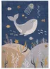 Kinder Teppich Maui Kids Ozean Wal Blau, Größe:200x290 cm Produktbild-Vorschau 5