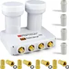RED OPTICUM LMQP 04H Monoblock Quad LNB 0.1dB - LNB Produktbild-Vorschau 11