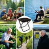 Tragbarer Klapphocker 2er-Set,Robuster Campinghocker mit Produktbild-Vorschau 8