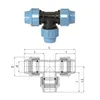 Unidelta PP T-Stück 90° 16mm x 16mm x 16mm Produktbild-Vorschau 2
