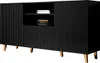 MIRJAN24 Kommode Pafos 150, Modern, Schwarz Gold, für Produktbild-Vorschau 1
