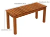 DEGAMO Gartenbank Hockerbank ohne Lehne MERIDA 78cm, Holz Produktbild-Vorschau 4
