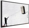 Posterpapier Poster - Flying Fridge 30x21 cm Streetart Produktbild-Vorschau 1