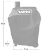 TAINO HERO Set Smoker klein BBQ Grillwagen Holzkohle-Grill Produktbild-Vorschau 7