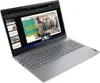 A Lenovo ThinkBook laptop displaying a presentation about woodworking. Produktbild-Vorschau