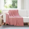 vidaXL Couverture décorative rose, 200 x 150 cm, 0,42 kg, Voir les images du produit 2