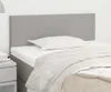 vidaXL Čelo postele Light Grey 100x5x78/88 cm Látka Náhľad obrázku produktu 2