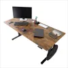 A computer desk setup with a monitor, keyboard, mouse, and a notebook. Náhled obrázku produktu