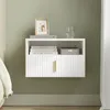 SoBuy Nachttisch FBT176-E-W mit offenen Fächern und Büchern im modernen Schlafzimmer Produktbild-Vorschau