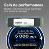 Crucial E100 1 TB, SSD, (PCIe 4.0 x4, NVMe, M.2 2280) Produktbild-Vorschau 2