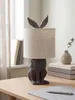 Clayre & Eef Tischlampe Kaninchen Ø 20x45 cm Braun Beige Produktbild-Vorschau 4