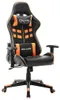 vidaXL Gaming-Stuhl Schwarz und Orange Kunstleder Produktbild-Vorschau 7