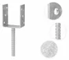 BirnePower U-Pfostenträger mit Dolch 61mm (8er Set) Produktbild-Vorschau 2