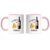 You Complete Me Tasse Rosa Wein Käse Valentinstag Freundin Produktbild-Vorschau 3