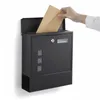 Briefkasten Anthrazit mit Zeitungsfach Wandbriefkasten aus Produktbild-Vorschau 3