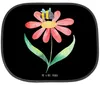 Mr. & Mrs. Panda Auto Sonnenschutz Hummel Blume - Schwarz - Produktbild-Vorschau 1