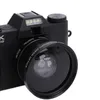 A close-up shot of a black digital camera with a large lens attached. Podgląd zdjęcia produktu