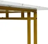 MODFU Table à manger aspect marbre 120x70x74cm, table Voir les images du produit 6