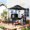Outsunny Grillpavillon mit LED 240 x 150 x 258 cm Produktbild-Vorschau 9